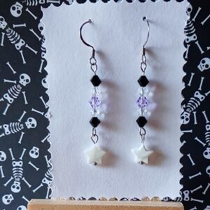 "Dark Star" Earrings